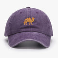 Camel Embroidered Exquisite Animal vintage cotton Baseball caps Men Women Washed Hat Sports Fishing Dad Summer Peaked cap