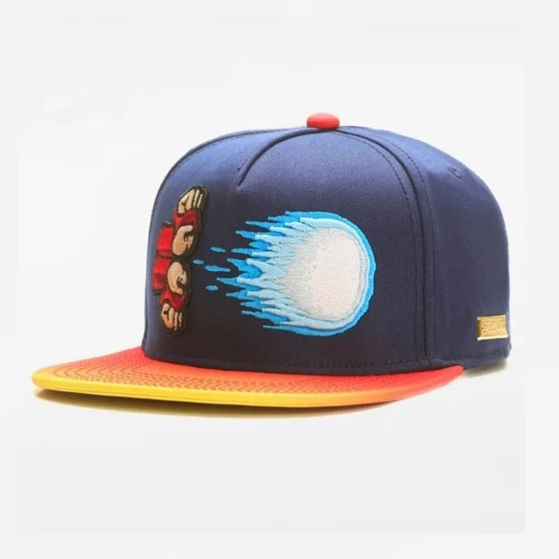 PANGKB Big C Paiz Allover Snapback Hat Paisley Bandanna Print Adults Outdoor Travel Hip Hop Headwear Sports Sun Baseball cap