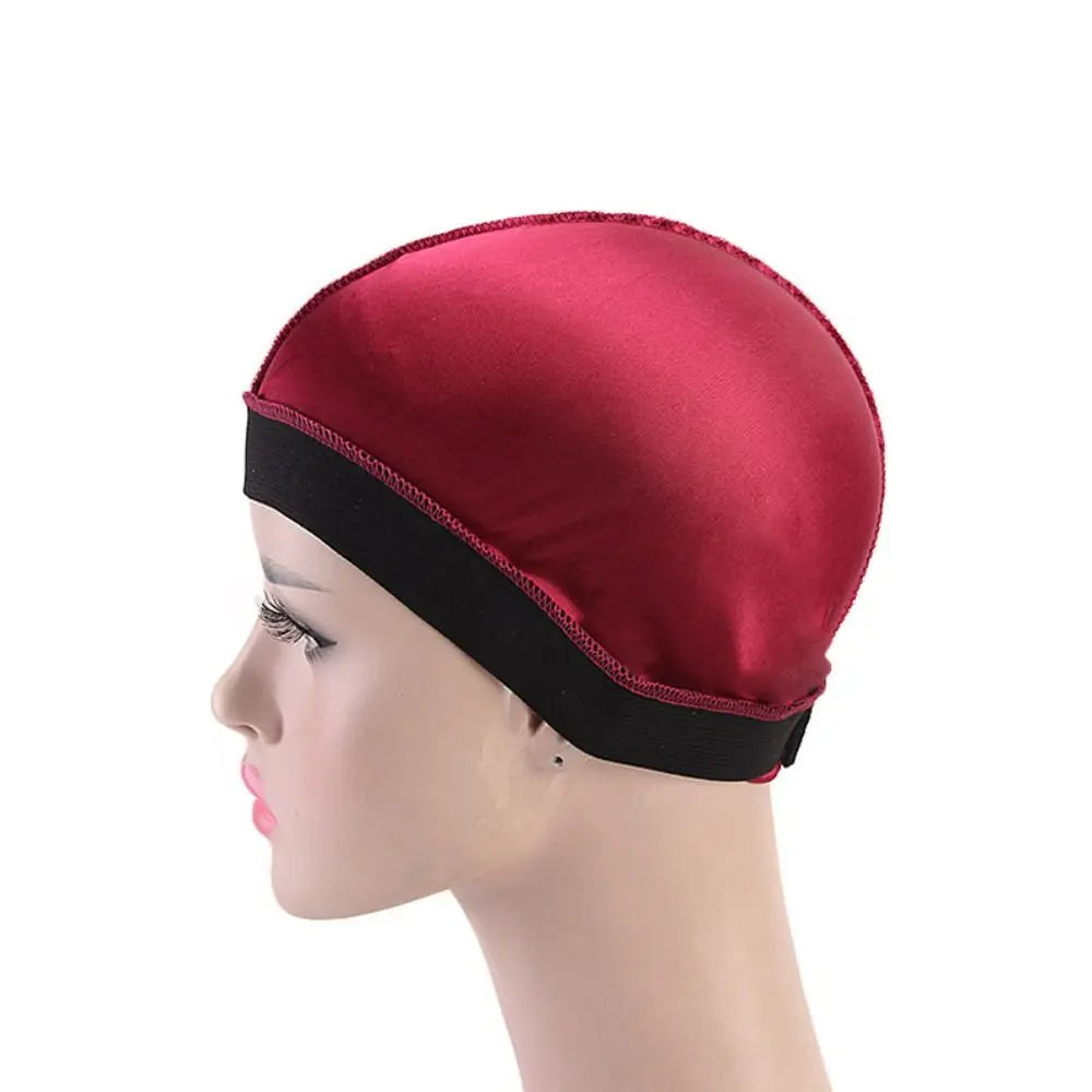 Beanie Solid Color Men Durag Hats Elastic Breathable Wave Caps Multicolor Polyester Multicolor Durag Cap Men