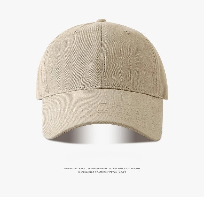 Big Size Baseball Caps Solid Color Big Head Soft Cotton Extra Large Size Women's Low Profile Golf Hats OverSize Caps For Men