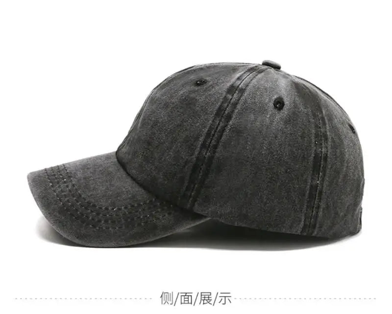 Custom Baseball Caps Men Women Vintage Dad Hat Embroidery or Print DIY Team Logo Snapback Cap Hip Hop Hat Adjustable Trucker Hat