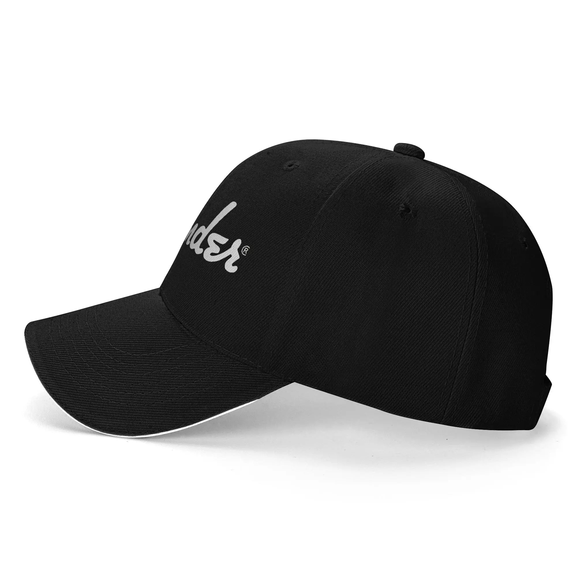 Fender Jimi Hendrix Electric Guitar Casual Baseball Cap Trucker Hat Summer High Quality Men Adult Trendy Baseball Caps