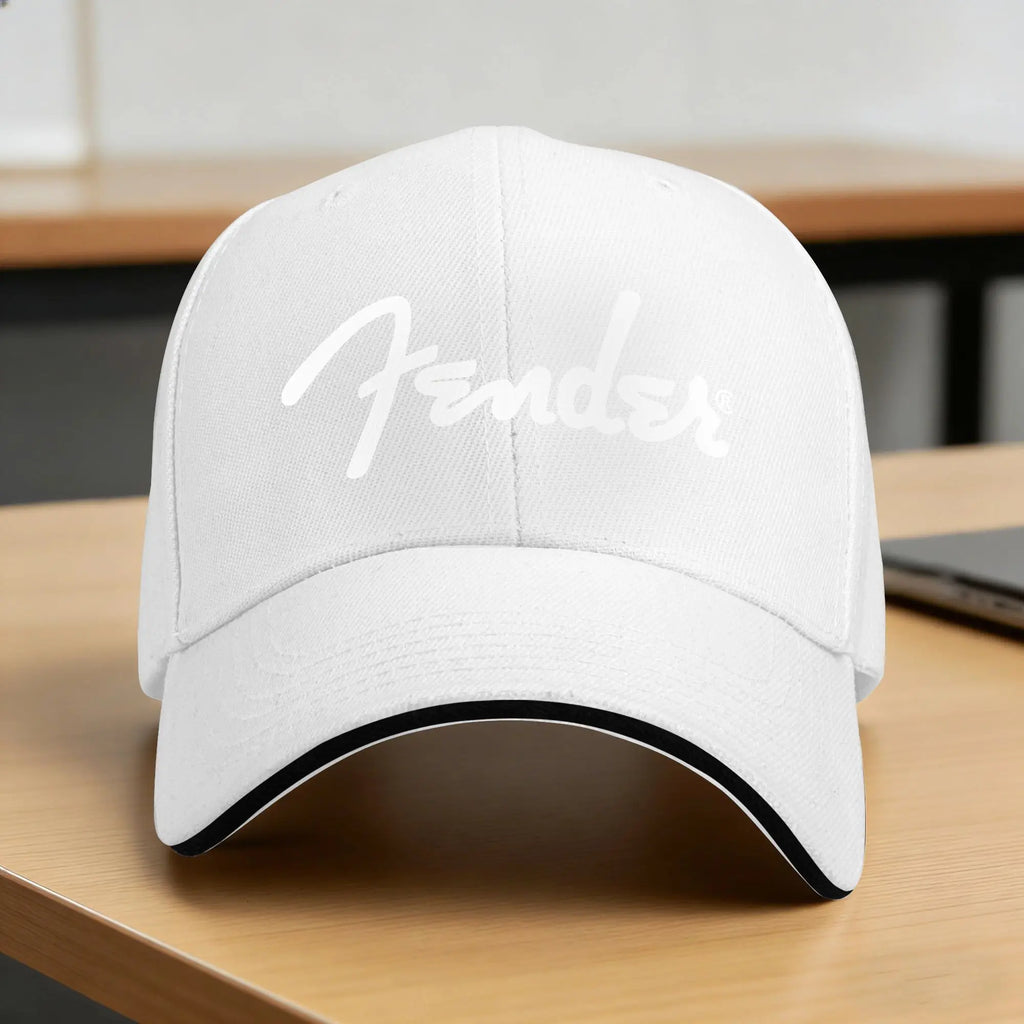 Fender Jimi Hendrix Electric Guitar Casual Baseball Cap Trucker Hat Summer High Quality Men Adult Trendy Baseball Caps