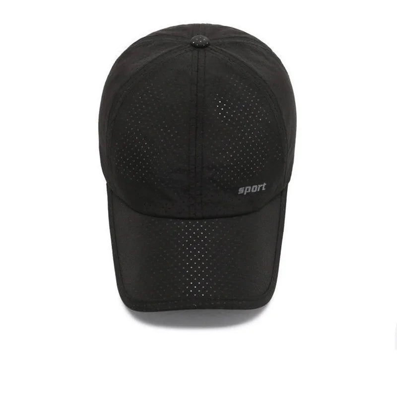 Baseball Cap for Outdoor Activities - Quick Drying, Breathable, Soft Top, Adjustable Strapback, Contrast Color Design