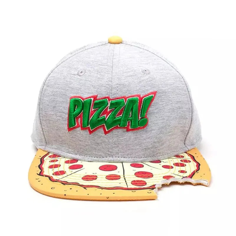 PANGKB Brand PIZZA CAP hip hop snapback hat for men women adult outdoor casual sun baseball cap