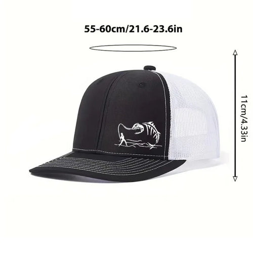 1PC New Fashion Richardson Micro Curved Trucker Cap Fishing PrintedSummer Mesh Breathable Baseball Caps Outdoor Gorras Hombre