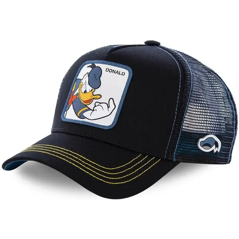 High Quality Cartoon Styles Anime  Snapback Cotton Baseball Cap Men Women Hip Hop Dad Hat Trucker Mesh Hat Dropshipping