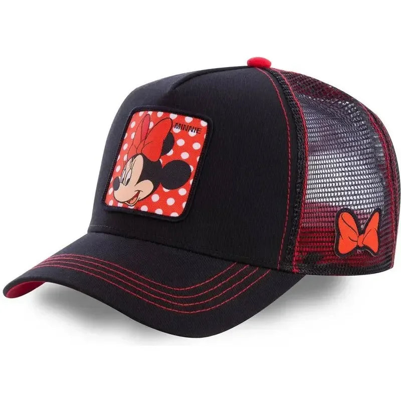 Anime Cartoon Snapback Baseball Cap for Men and Women High Quality Cotton Hip Hop Dad Hat Trucker Mesh Hat Dropshipping