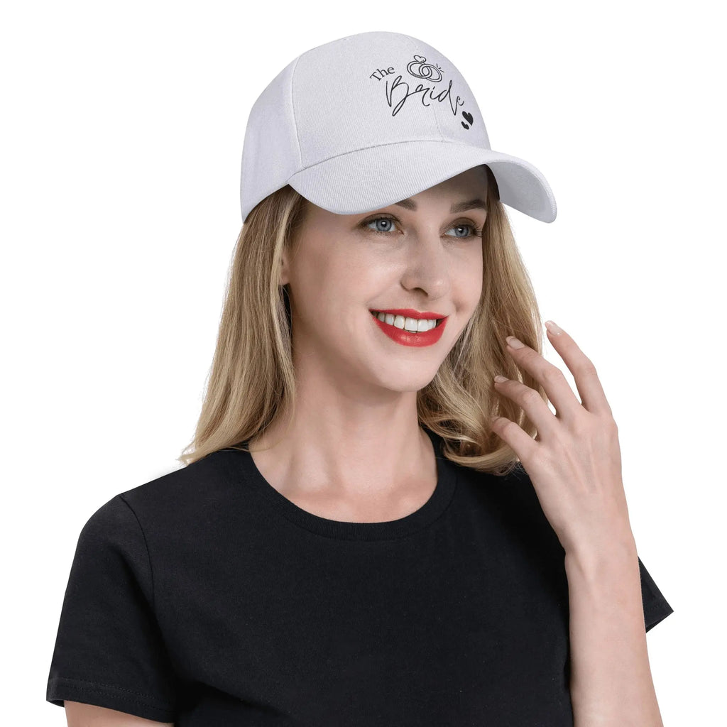 Bride & Team Bride Bachelorette Party  Casual Baseball Cap Summer  Trucker Hat Sun  Hats Female Male Stylish Baseball Caps