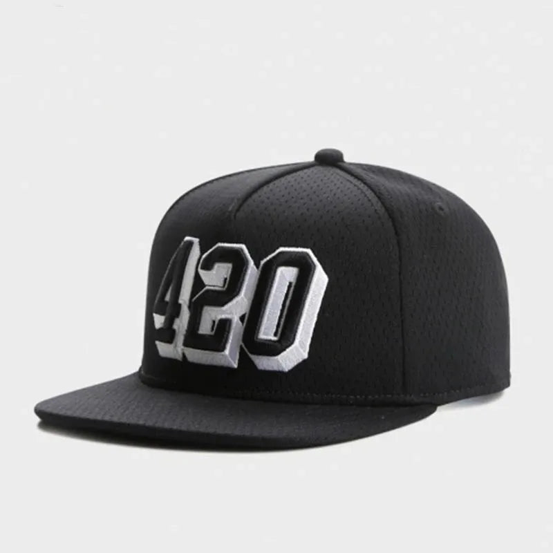 PANGKB Brand Delicioso Cap Cartoon Mordida Metal Munchies Cookie Blue Snapback Hat Adults Outdoor Travel Sun Baseball Sports cap
