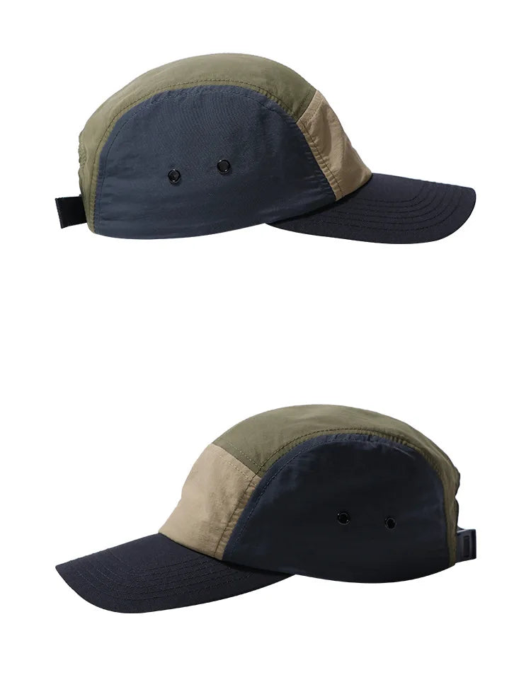 Baseball Caps for Men and Women, Curved Brim, 5 Panel Hat, UPF50 + Sun Hats, Quick Dry, Outdoor Sports, Run Cap