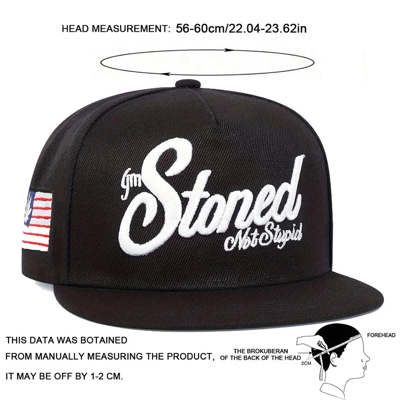 Unisex Stoned Letter Embroidery Hip-hop Hats Spring And Autumn Outdoor Adjustable Sports Casual Baseball Caps Sunscreen Hat