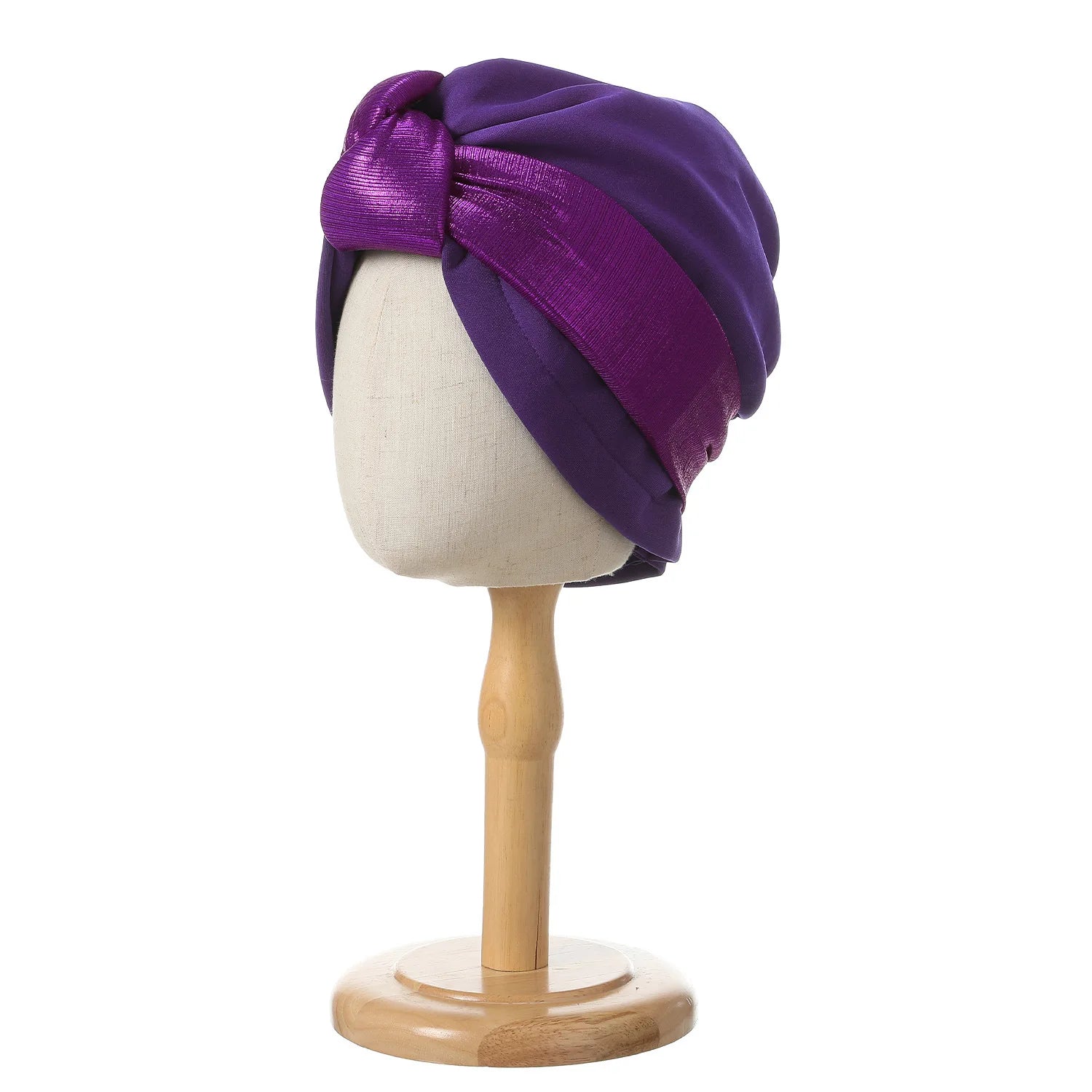 Bonnet For Women Cap Turban Folded Bud Exquisite Headscarf Casual Comfortable Fashion Versatile Warm Cross Hat Edge Wrinkle Lace