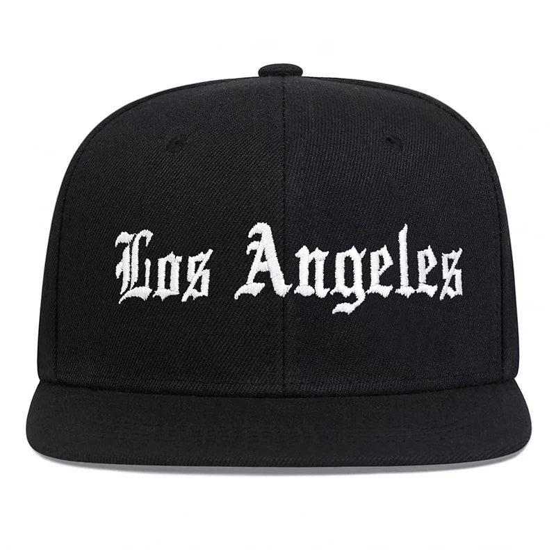 Los Angeles Cap Hip Hop Basketball Cap Cotton Snapback Hat for Men Women Adult Outdoor Casual Adjustable Baseball Cap Gorras