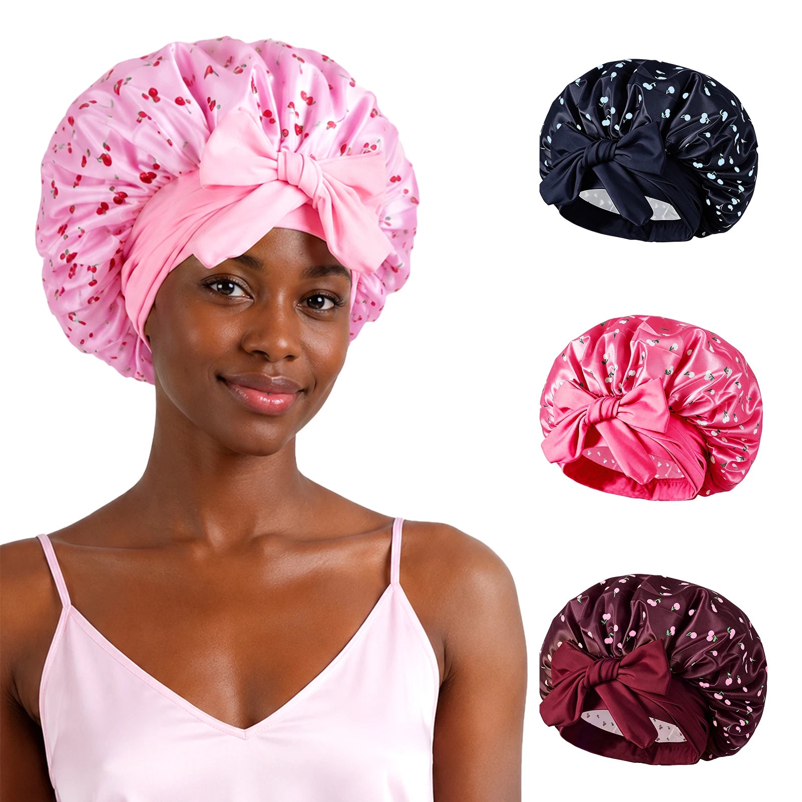 Bonnet for Sleeping - Softer Than Silk Bonnet For Sleeping Women - Secure Fit, Adjustable, Night Cap For Curly & Textured
