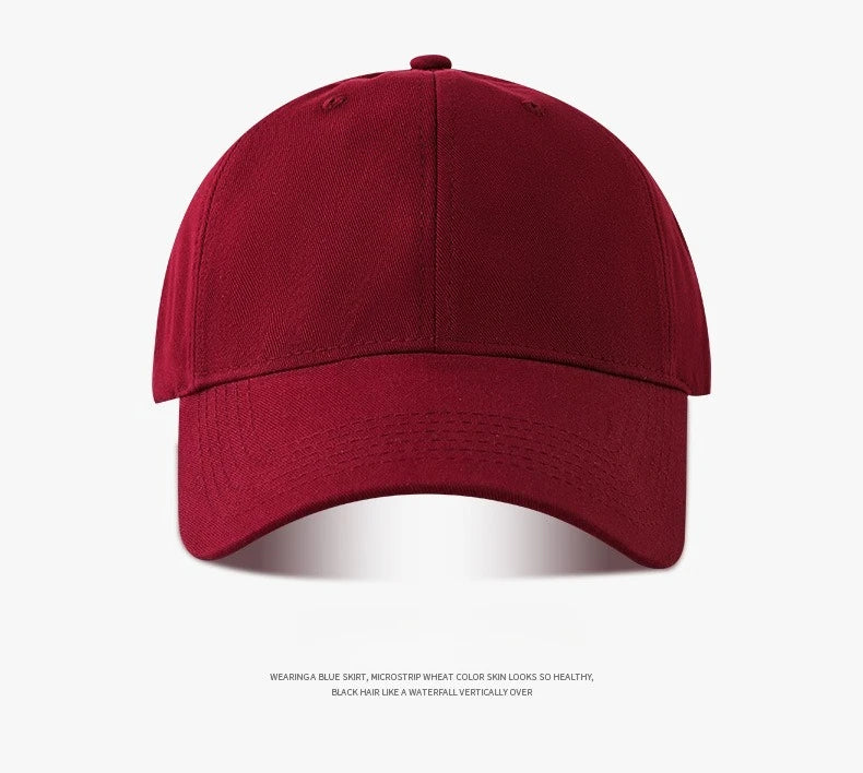Big Size Baseball Caps Solid Color Big Head Soft Cotton Extra Large Size Women's Low Profile Golf Hats OverSize Caps For Men