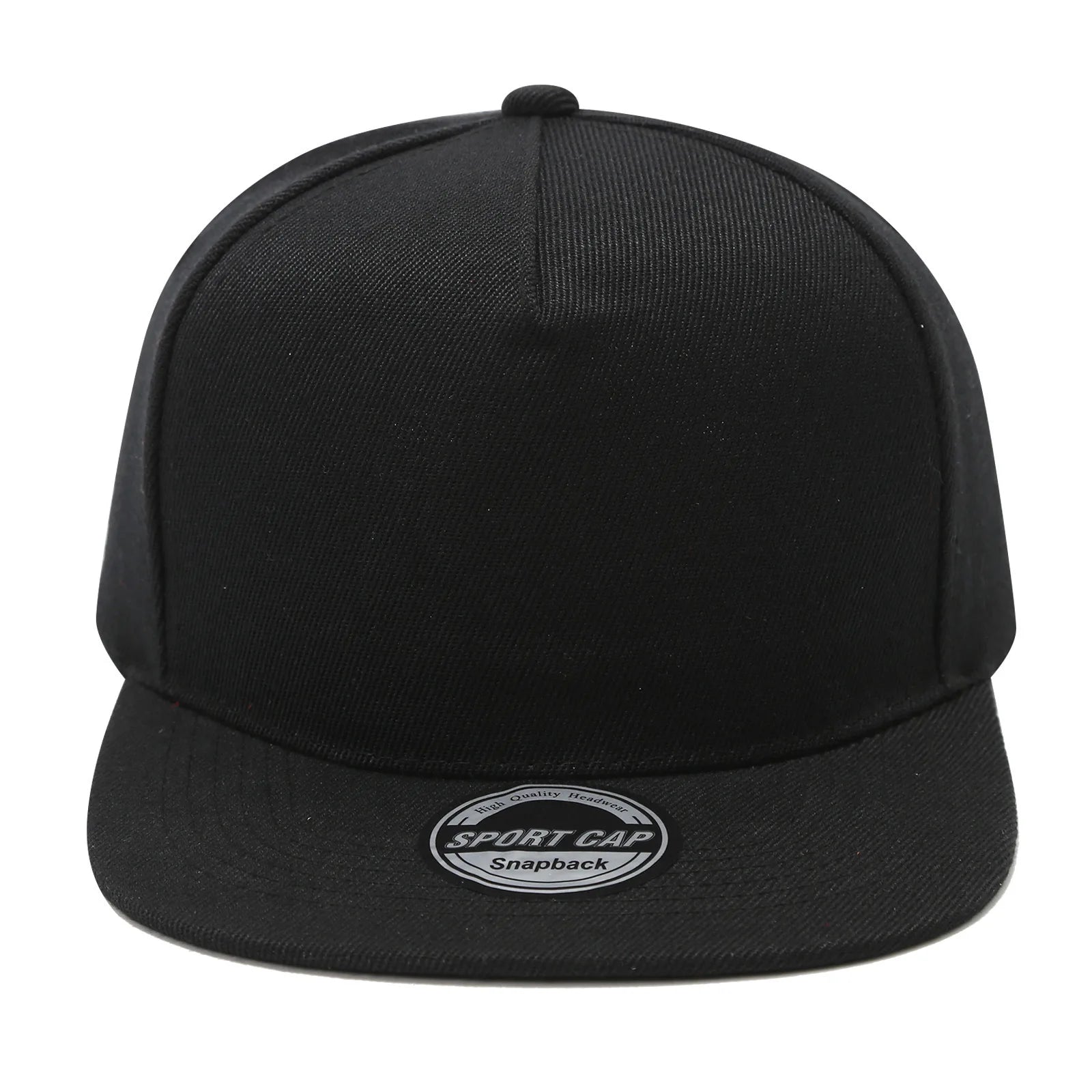 Five pieces of solid-color wide-brimmed baseball caps with silver labels for men and women, featuring skateboards..