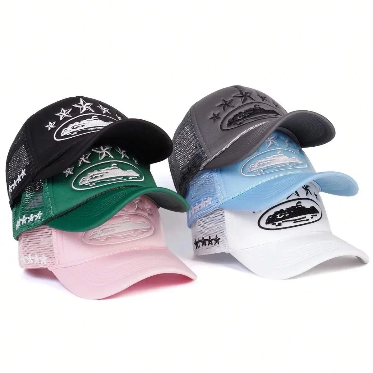 Letter Embroidery Baseball Hats New Unisex Hip Hop Breathable Personal Sunshade Mesh Versatile Street Fashion Trucker Caps
