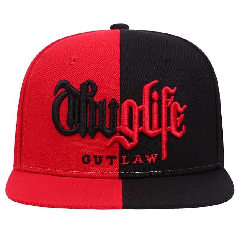 2025 Fashion Fastball CAP Thuglife Embroidery Hiphop Baseball Cap Snapback Hat Adult Outdoor Casual Sun Casual Bone Dropshipping