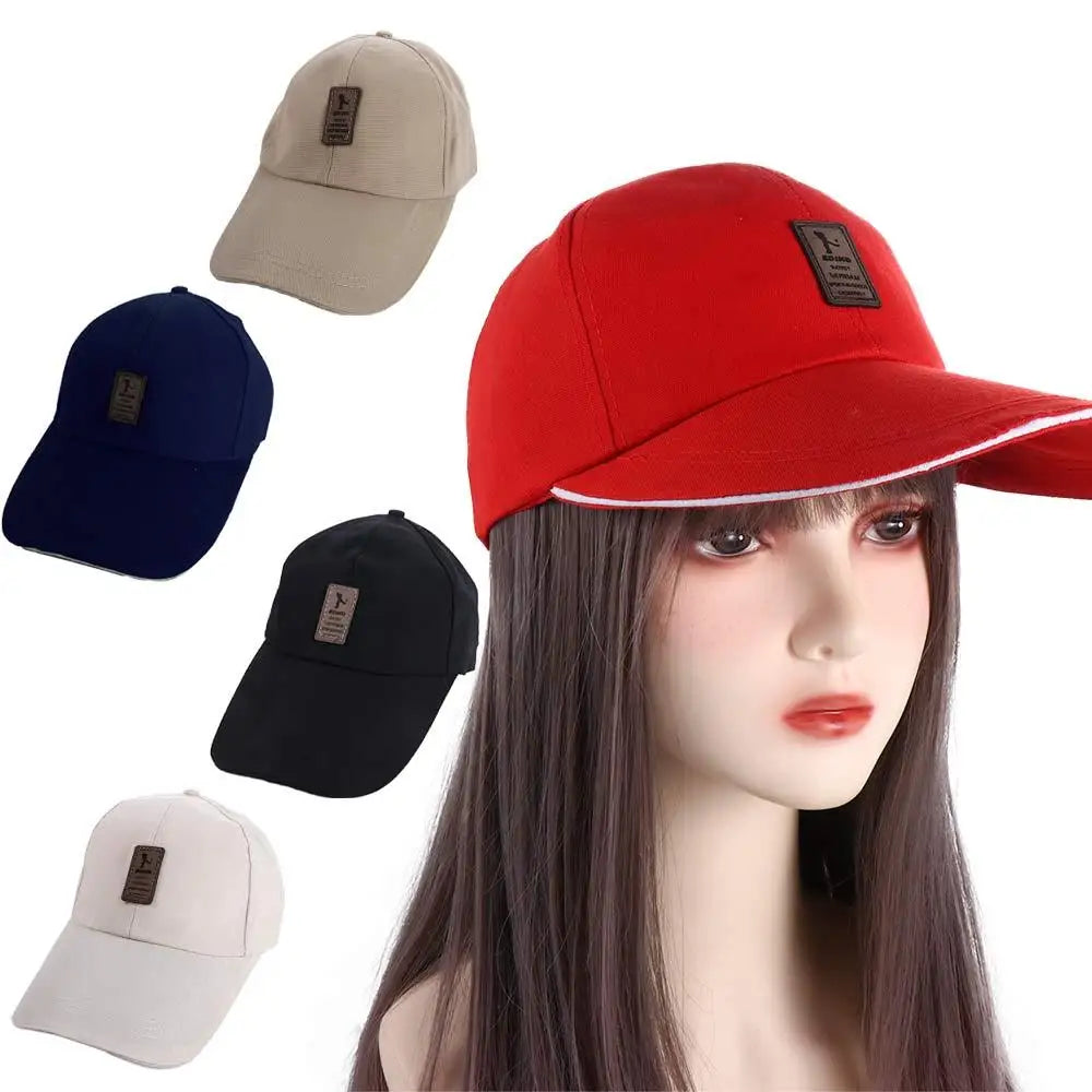 Snapback Korean Style Caps Hop Hip PU Leather Logo Golf Hat Men Baseball Caps Women Baseball Caps Letter Caps Baseball Caps