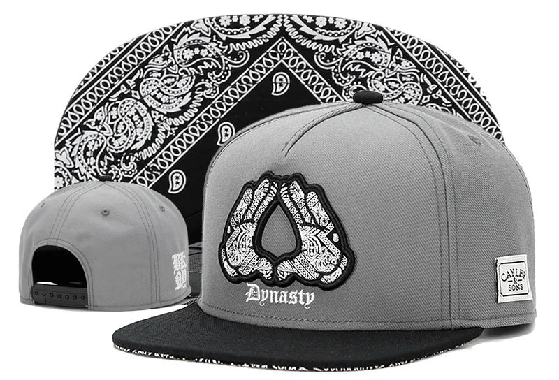 Snapback Hats for Men Hip Hop Style Hats Solid Baseball Hats Adjustable Snapback Cap Flat Brim Baseball Caps