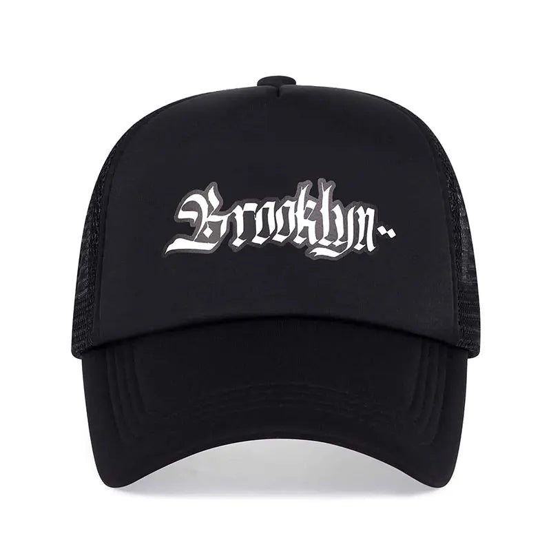 Unisex Brooklyn Letter Printed Baseball Net Caps Spring Summer Outdoor Adjustable Casual Hats Sunscreen Hat Sports Cap