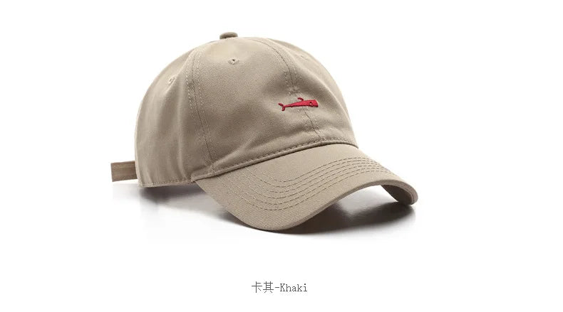 Retro Snapback Hat | Unisex Baseball Cap with Fish Embroidery | Lightweight Summer Visor | Adjustable Dad Hat for Men & Women‌