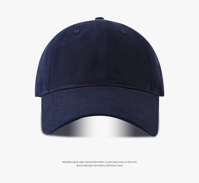 Big Size Baseball Caps Solid Color Big Head Soft Cotton Extra Large Size Women's Low Profile Golf Hats OverSize Caps For Men