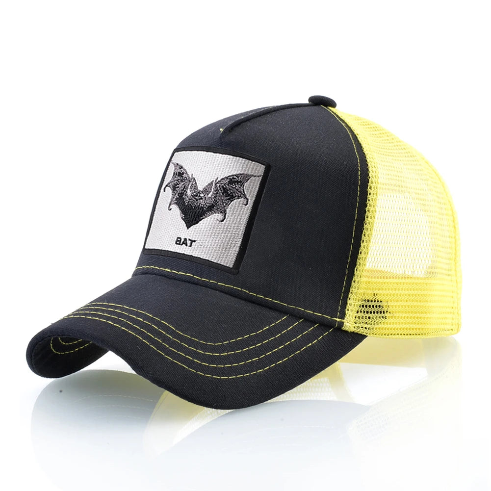 Baseball Cap With Bat Embroidery Four Seasons Snapback Trucker Caps Men Women Fashion Hip Hop Baseball Hat Outdoor Visor Caps