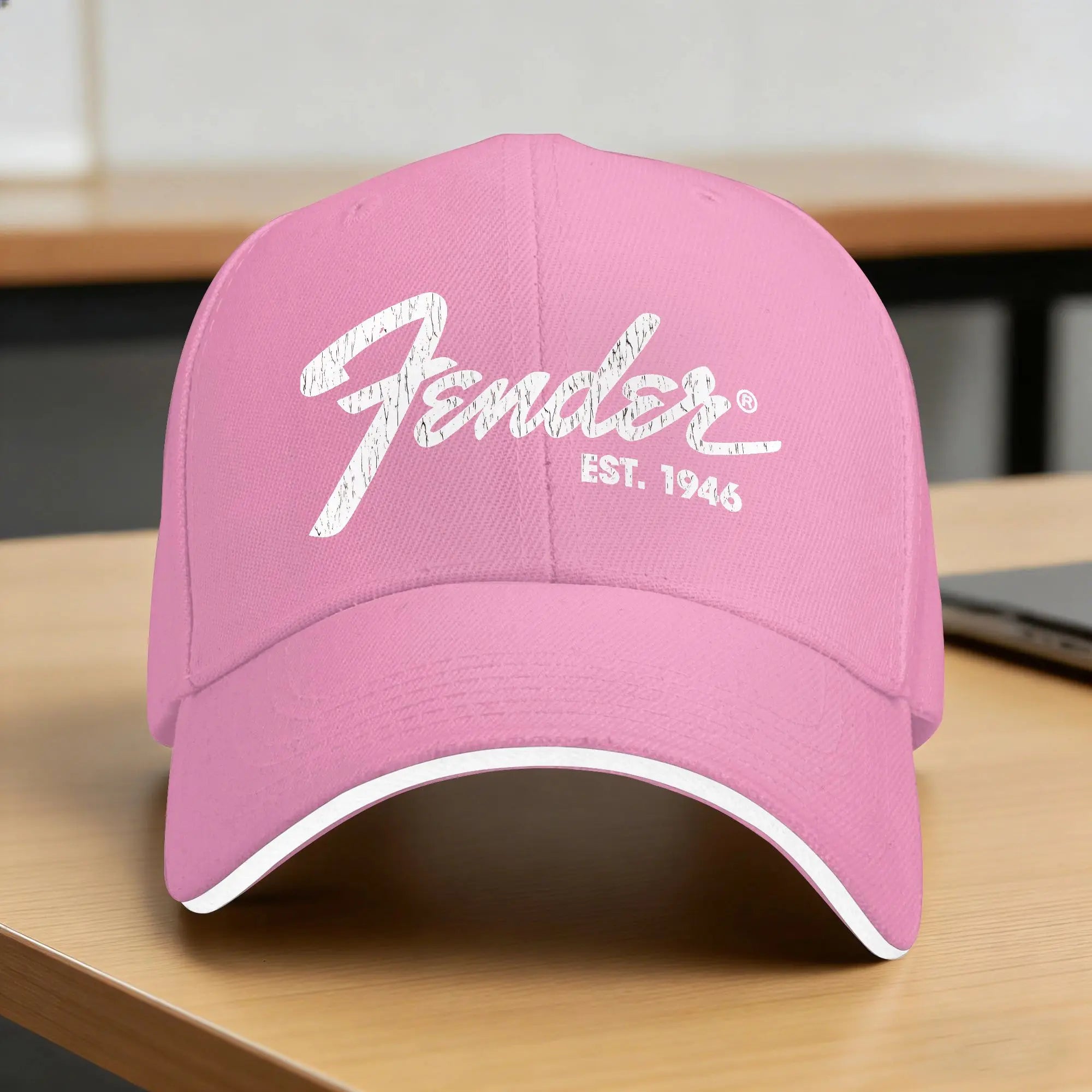 Fender Jimi Hendrix Electric Guitar Baseball Cap  Fashion Trucker Hat Summer Unisex-Teens Outdoor Sport Snapback Cap