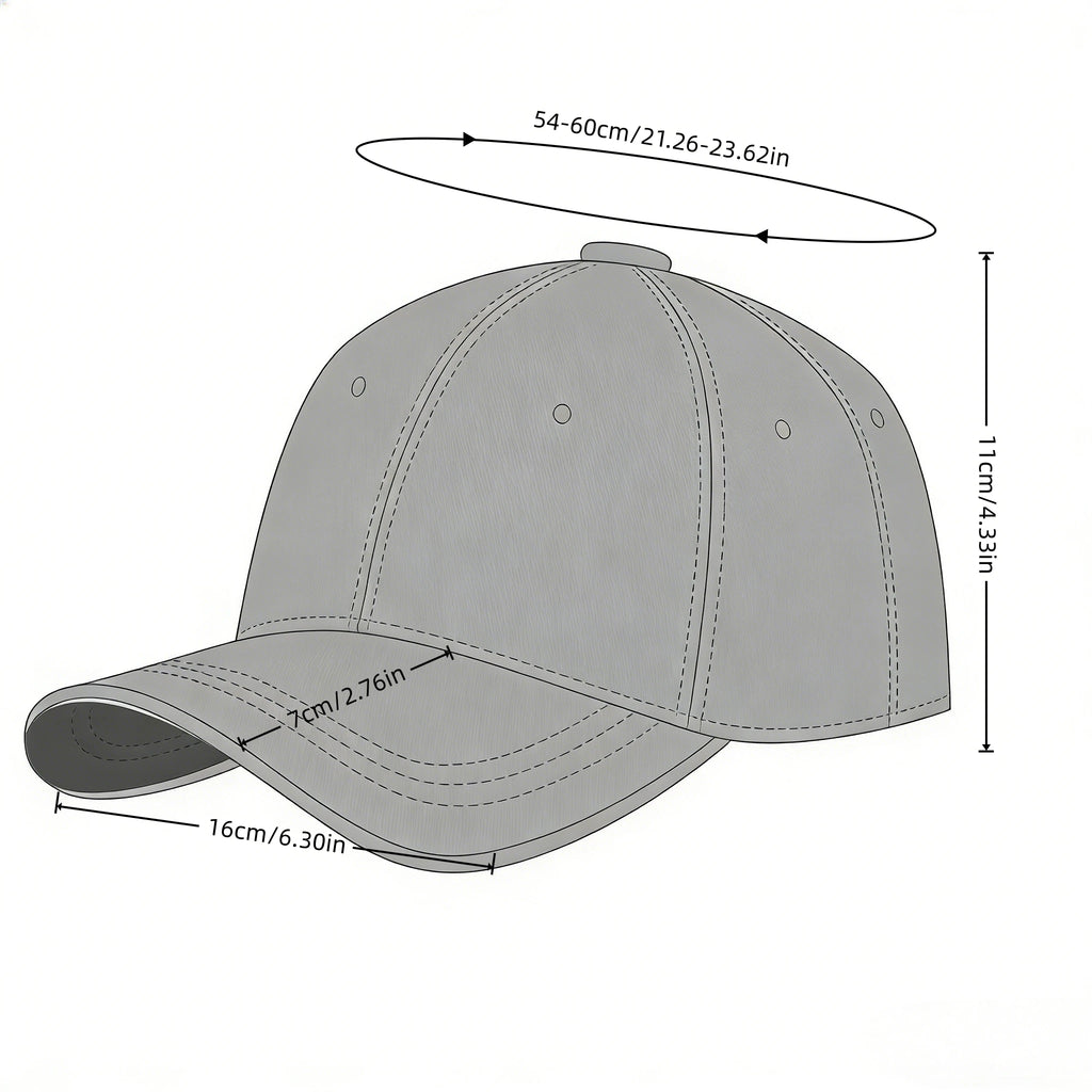 1 Pc Overstimulated. Embroidered Washed Baseball Cap, Classic Casual Stylish,Perfect Gift For Families And Friends