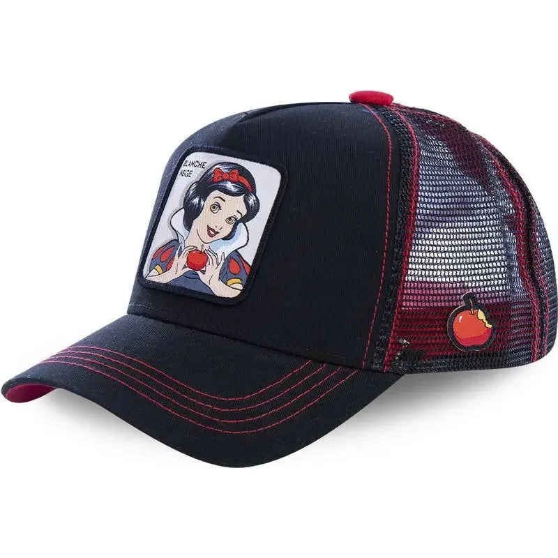 High Quality Cartoon Styles Anime  Snapback Cotton Baseball Cap Men Women Hip Hop Dad Hat Trucker Mesh Hat Dropshipping