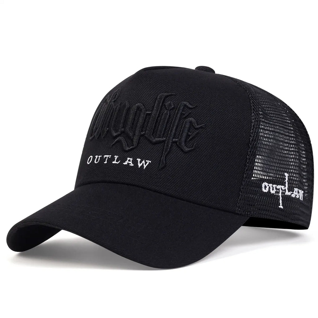 2025 Fashion Fastball CAP Thuglife Embroidery Hiphop Baseball Cap Snapback Hat Adult Outdoor Casual Sun Casual Bone Dropshipping