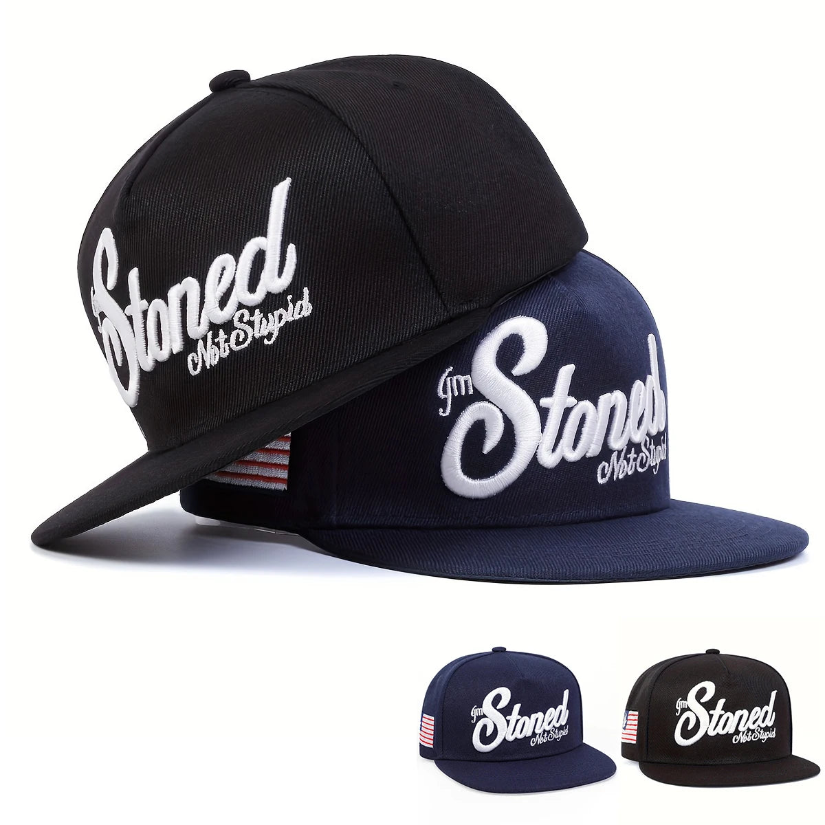 Unisex Stoned Letter Embroidery Hip-hop Hats Spring And Autumn Outdoor Adjustable Sports Casual Baseball Caps Sunscreen Hat
