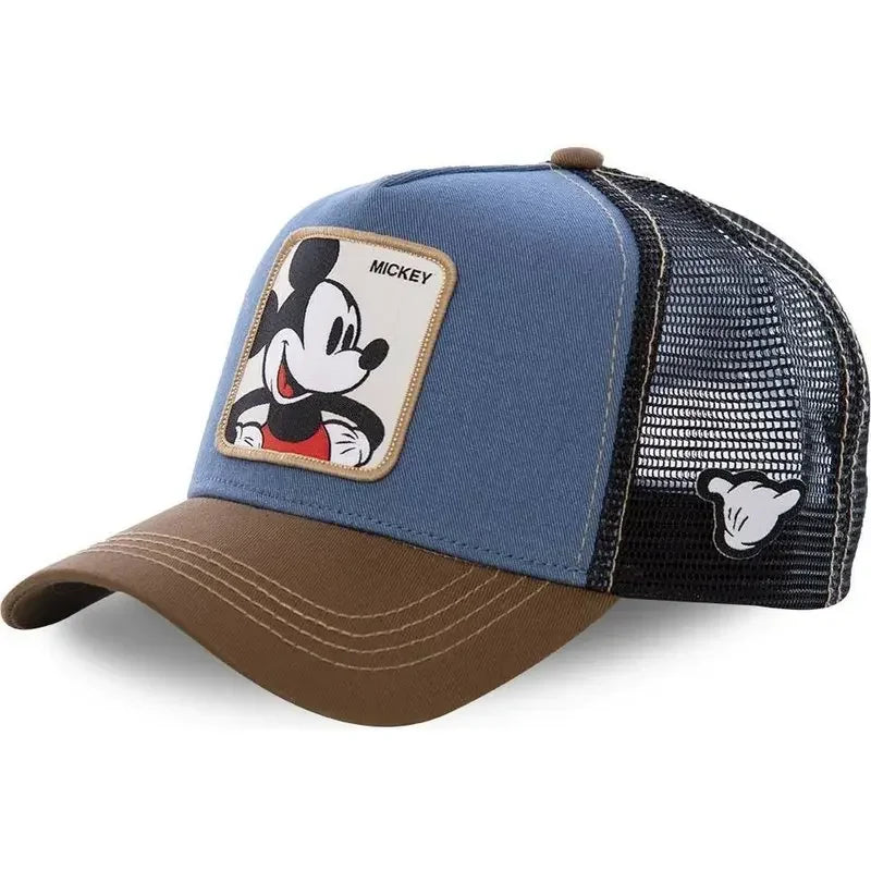 Anime Cartoon Snapback Baseball Cap for Men and Women High Quality Cotton Hip Hop Dad Hat Trucker Mesh Hat Dropshipping