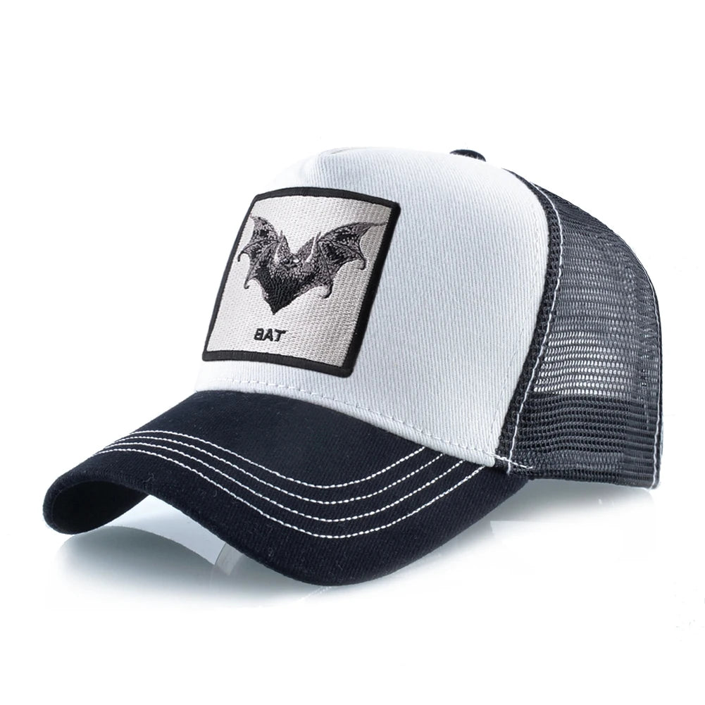 Baseball Cap With Bat Embroidery Four Seasons Snapback Trucker Caps Men Women Fashion Hip Hop Baseball Hat Outdoor Visor Caps