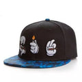 PANGKB Big C Paiz Allover Snapback Hat Paisley Bandanna Print Adults Outdoor Travel Hip Hop Headwear Sports Sun Baseball cap