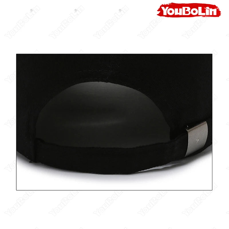 Baseball CapStyle Streetwear Hat, Low Profile Unisex Design, Adjustable Back Strap, Casual Fashion Accessory