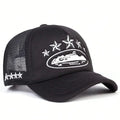 Letter Embroidery Baseball Hats New Unisex Hip Hop Breathable Personal Sunshade Mesh Versatile Street Fashion Trucker Caps