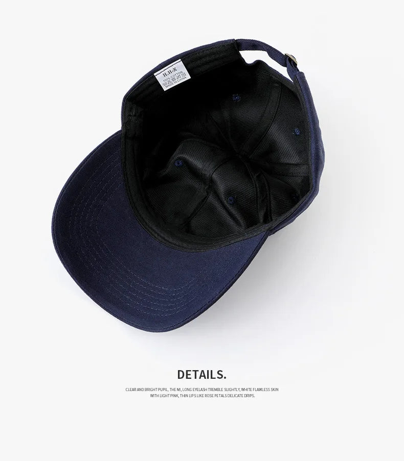 Big Size Baseball Caps Solid Color Big Head Soft Cotton Extra Large Size Women's Low Profile Golf Hats OverSize Caps For Men