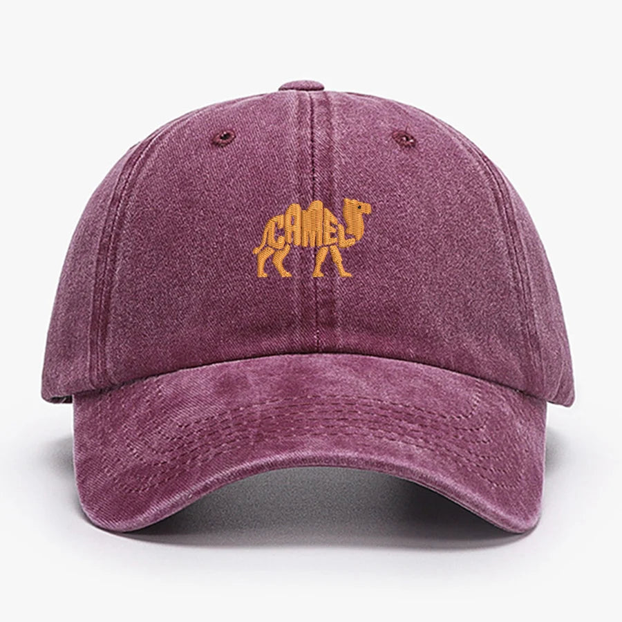 Embroidered Camel cotton Baseball caps Vintage Men Women Washed Hat Fishing Trucker Dad Summer Autumn Peaked caps