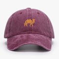 Embroidered Camel cotton Baseball caps Vintage Men Women Washed Hat Fishing Trucker Dad Summer Autumn Peaked caps