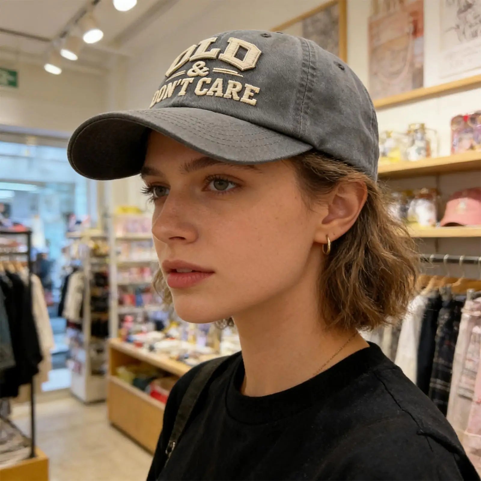 Baseball Caps Letter OLD Dont Care Embroidery Retro Washed Cotton Baseball Cap For Men Women Snapbacks Outdoor Sport Sun Hat