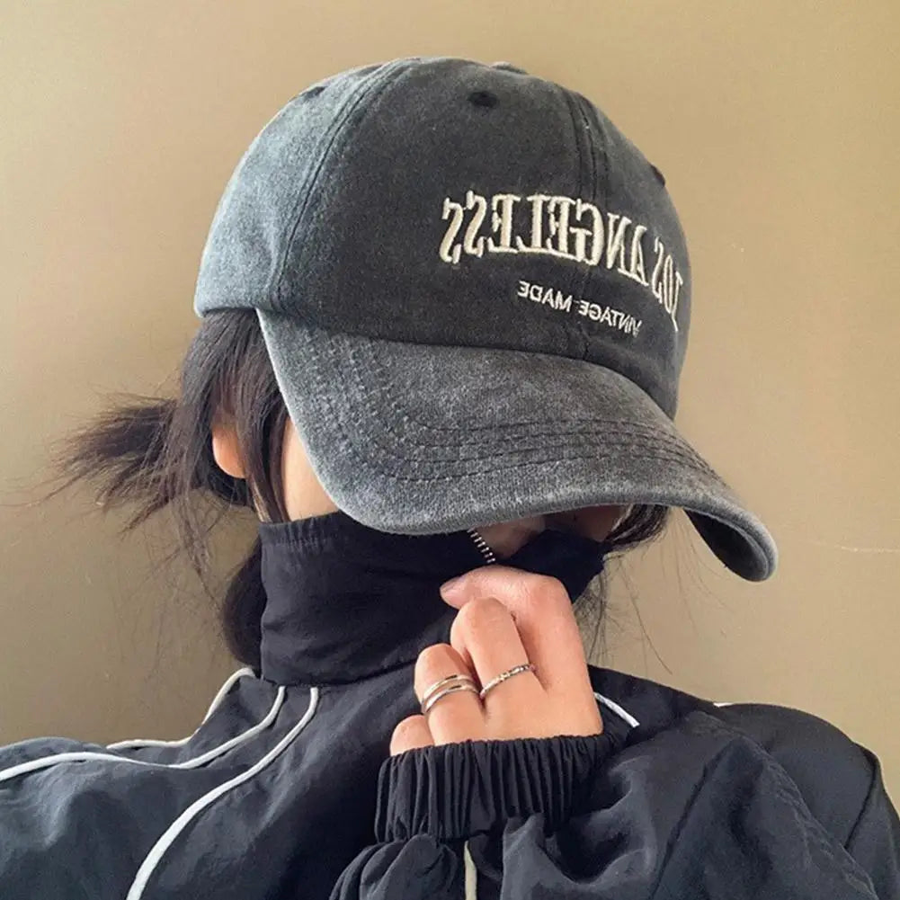Baseball Cap for Men and Women Wide Brimmed Retro Baseball Caps Fashion Embroidery Hat Casual Retro Snapback Hats Unisex