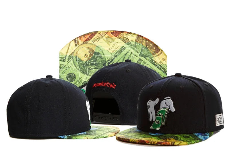 Snapback Hats for Men Hip Hop Style Hats Solid Baseball Hats Adjustable Snapback Cap Flat Brim Baseball Caps