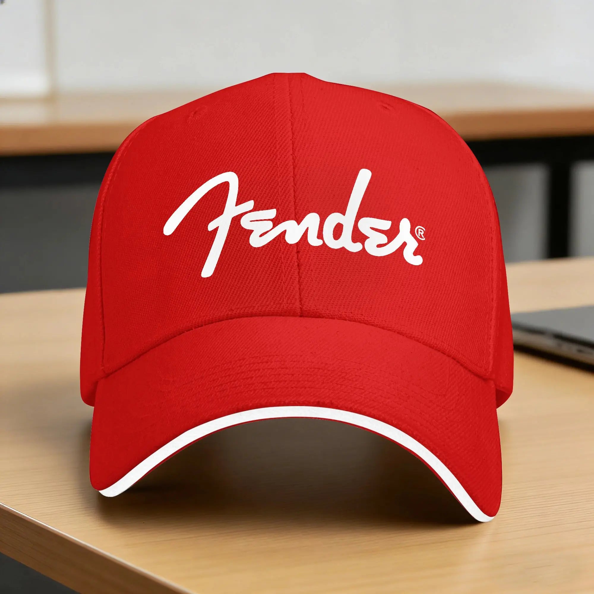 Fender Jimi Hendrix Electric Guitar Casual Baseball Cap Trucker Hat Summer High Quality Men Adult Trendy Baseball Caps