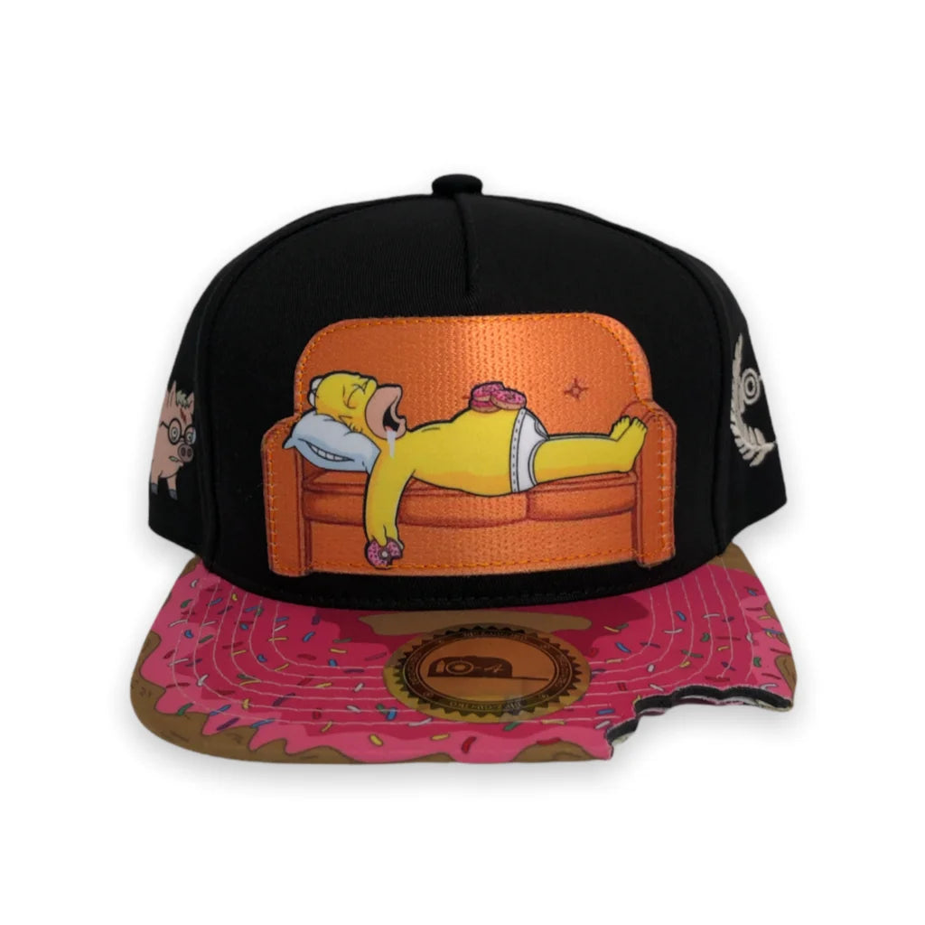PANGKB Brand Delicioso Cap Cartoon Mordida Metal Munchies Cookie Blue Snapback Hat Adults Outdoor Travel Sun Baseball Sports cap