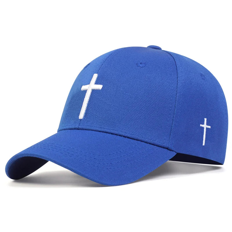 Unisex Cross embroidery Baseball Cap adjustable Golf Hat Cotton Snapback Caps Casquette Hats Casual Hip Hop Dad Hats