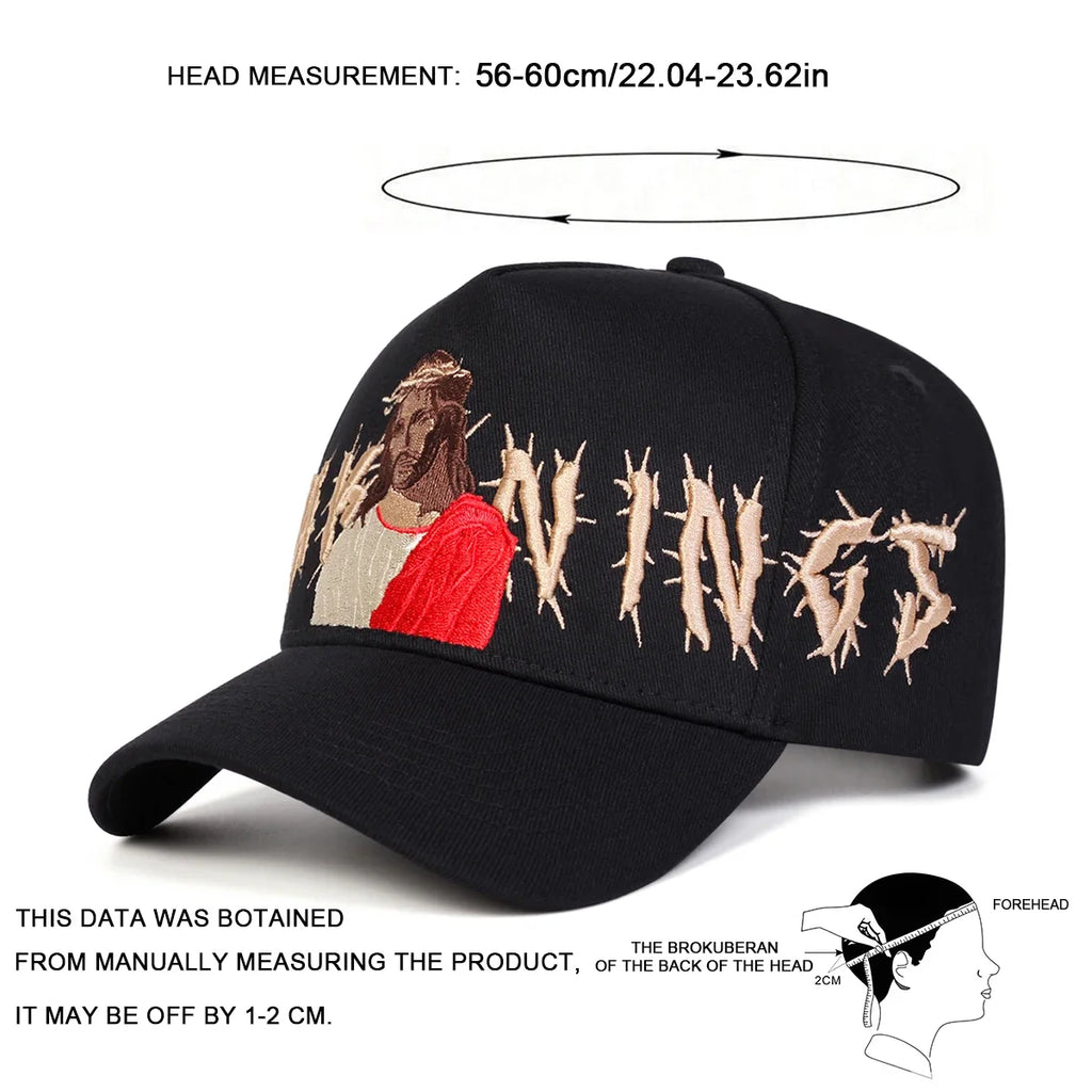 Unisex Personality Embroidery Baseball Caps Spring Autumn Outdoor Adjustable Casual Hats Sunscreen Hat Sports Cap