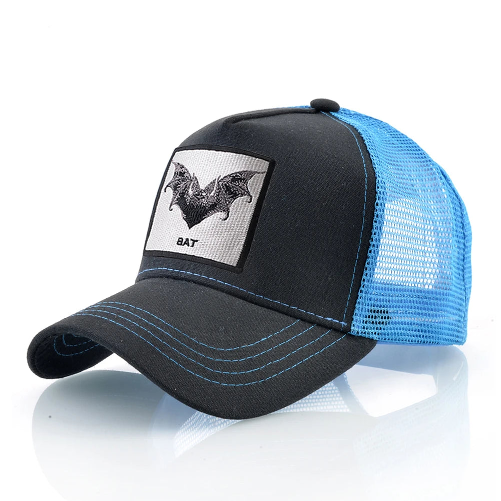 Baseball Cap With Bat Embroidery Four Seasons Snapback Trucker Caps Men Women Fashion Hip Hop Baseball Hat Outdoor Visor Caps